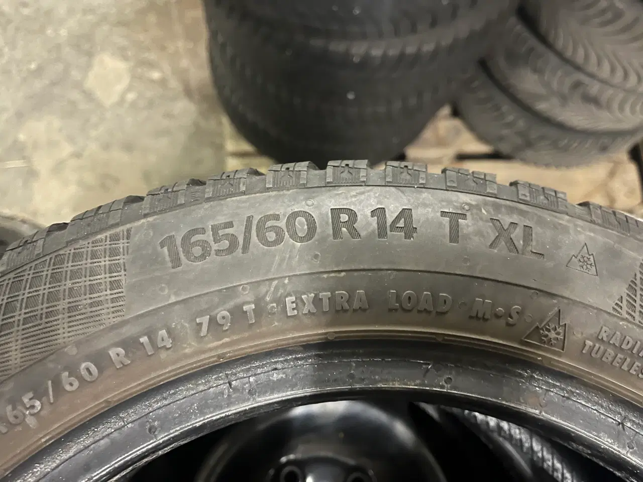 Billede 1 - 165/60-14 vinterdæk