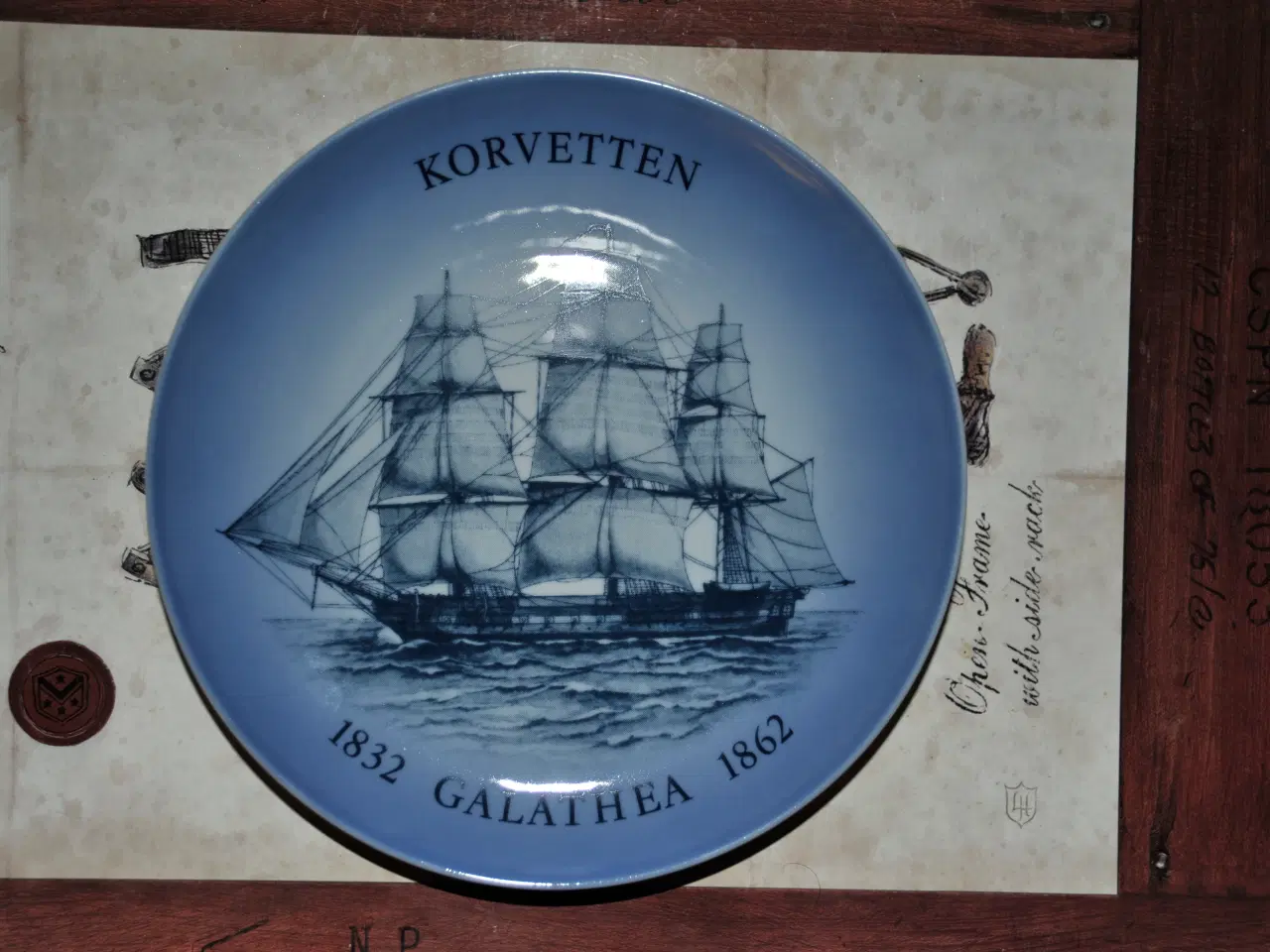 Billede 1 - Skibsplatte Galathea nr, 16, B&G, 1986