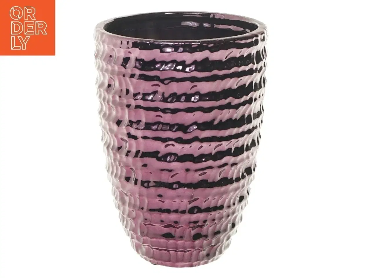 Billede 1 - Keramisk vase (str. 21x15 cm)