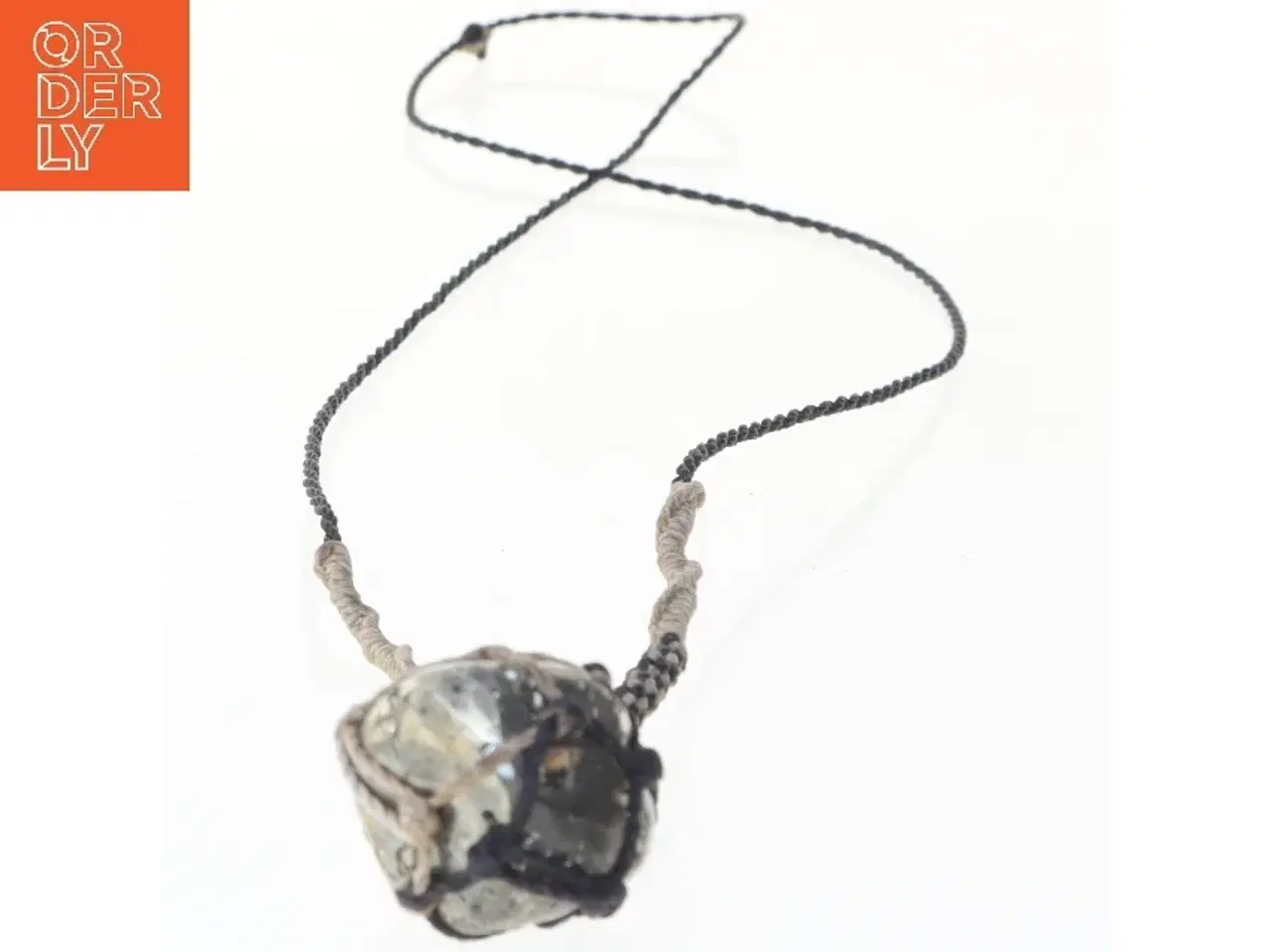 Billede 2 - Halskæde med krystal (str. 40 cm)