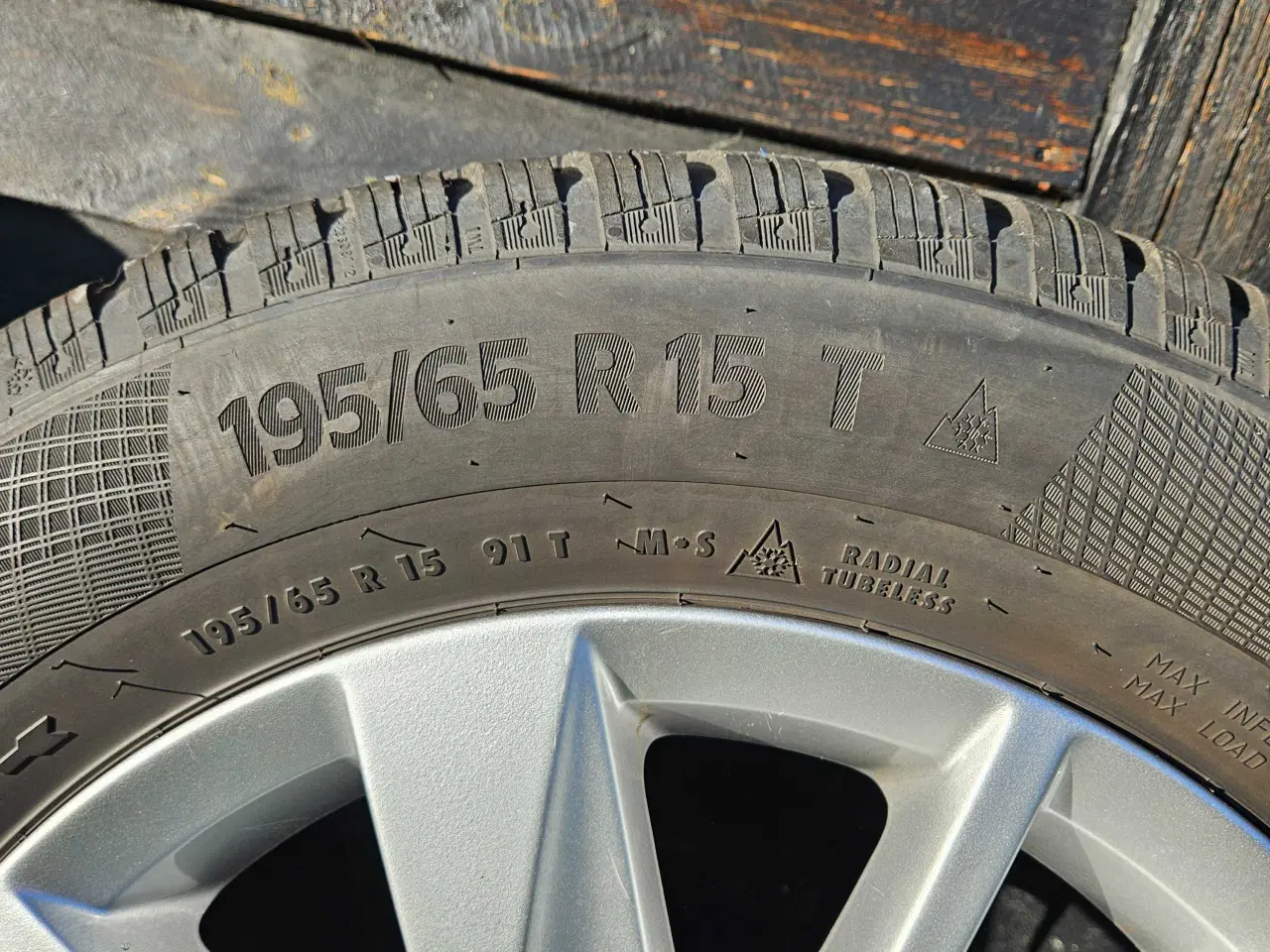 Billede 6 - Vinterdæk på alufælge Golf VII