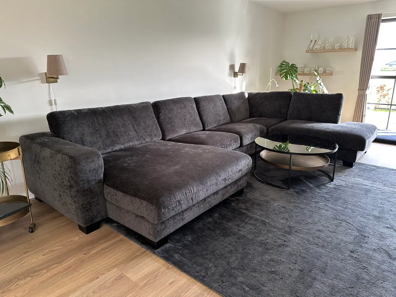 Billede 1 - Sofa med chaiselong og open-end