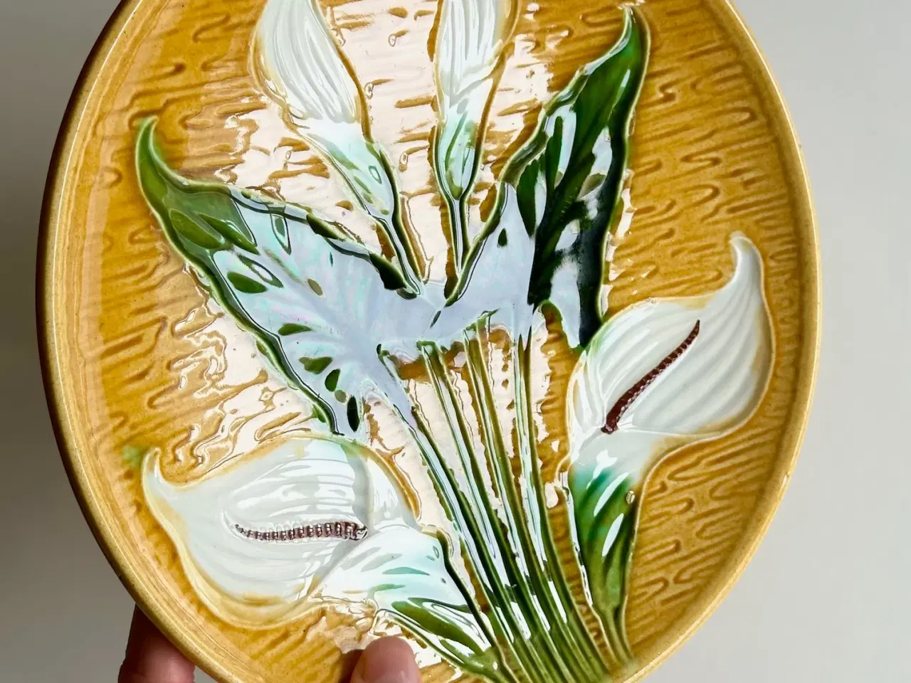 Billede 1 - Art nouveau tallerken, calla