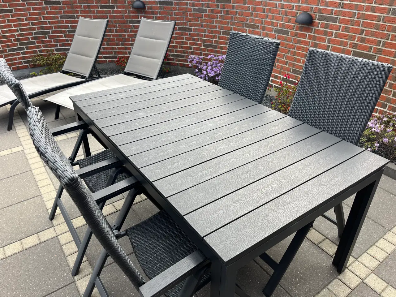 Billede 7 - Sort non wood havebord