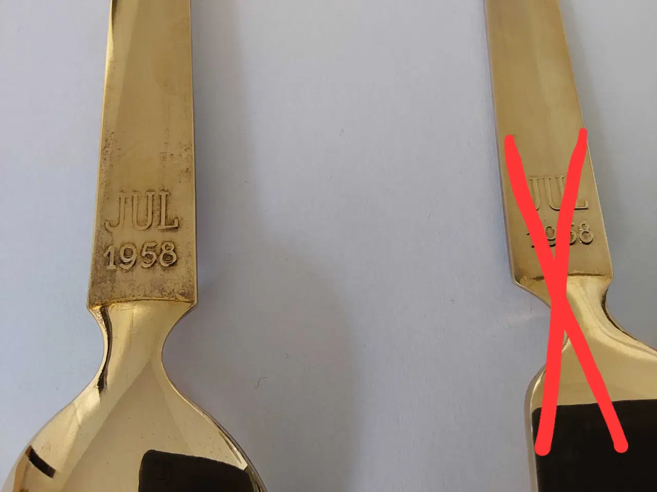 Billede 3 - Juleske år 1958 i sølv fra A. Michelsen