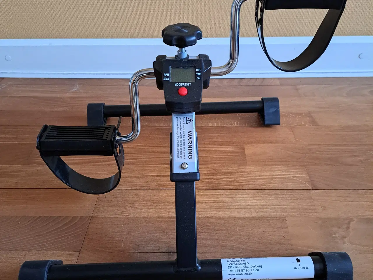 Billede 2 - Pedaltræner foldbar med digital triptæller