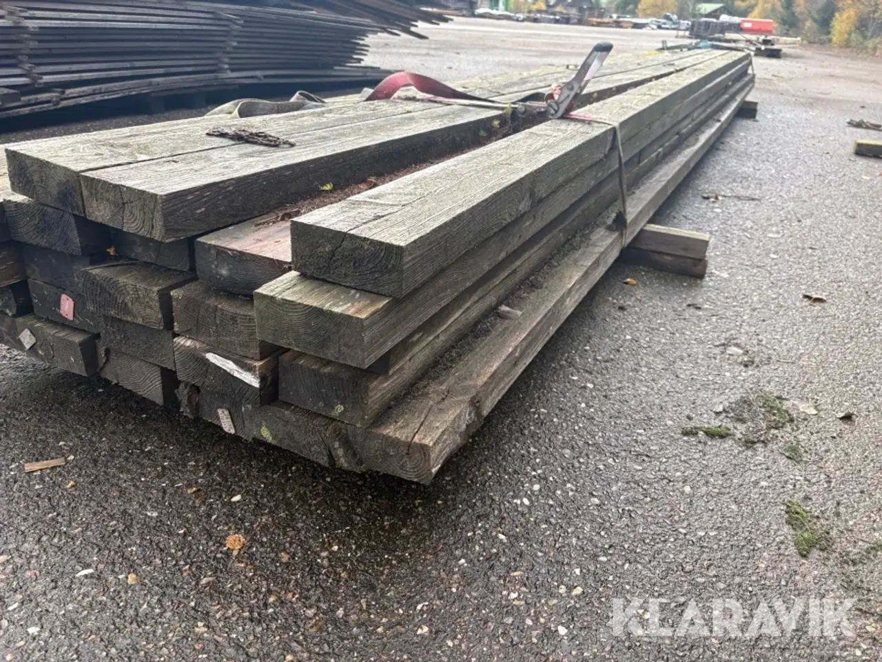 Billede 6 - Træ bjælker 2 paller