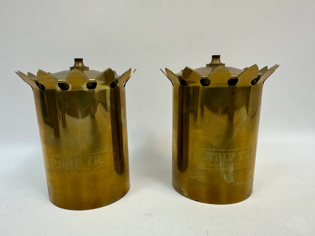 Billede 2 - Trip Trap messing oilelamper (sjældne)