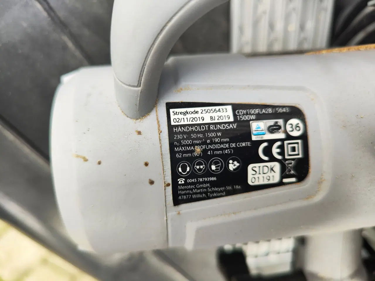 Billede 3 - Duro Pro håndholdt rundsav