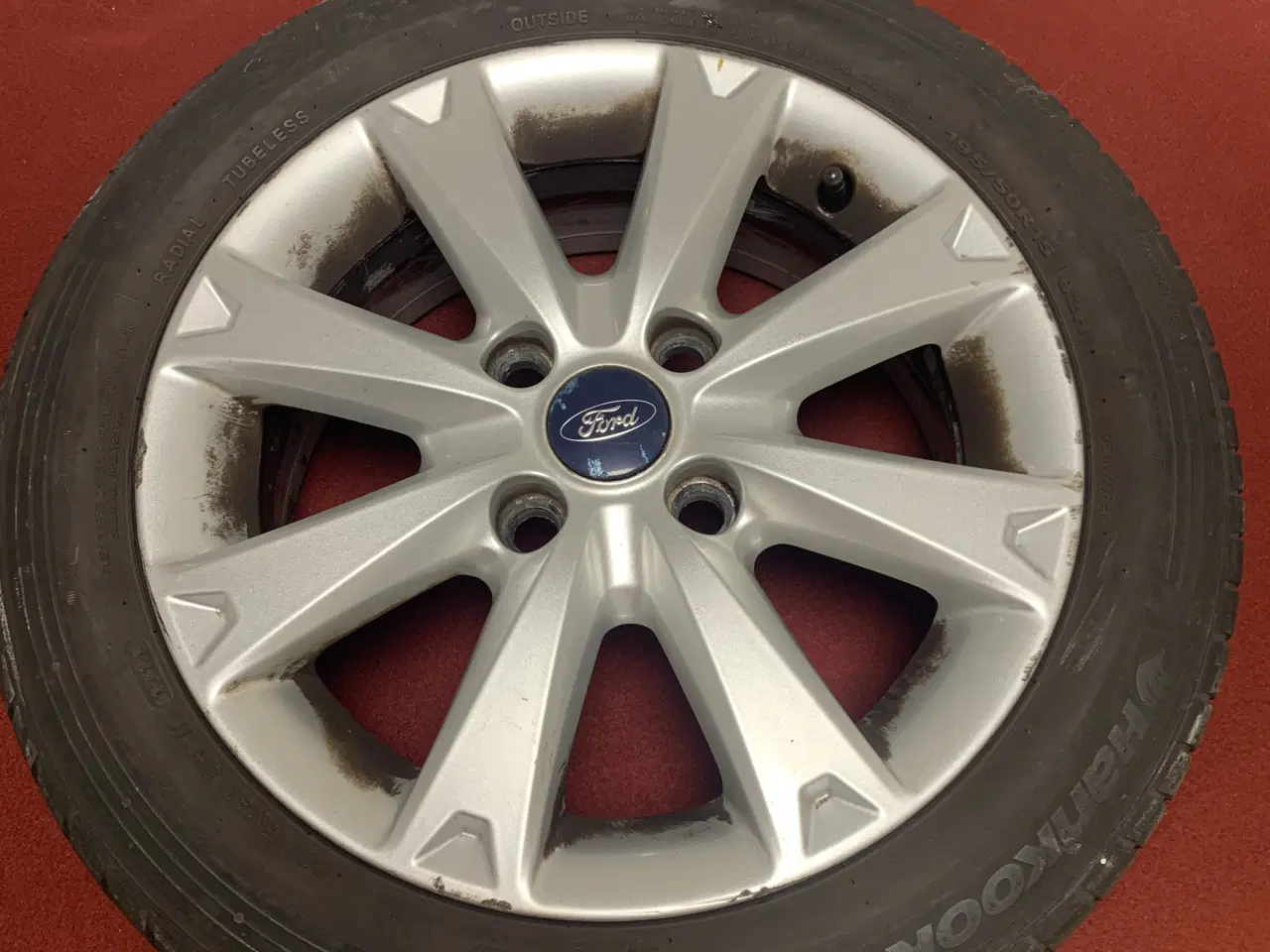 Billede 2 - Alufælge med sommerdæk