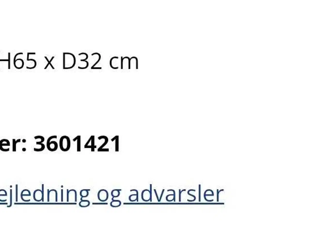 Billede 5 - Helt nyt hvidt sengebord