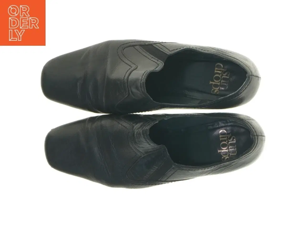 Billede 4 - Sorte lædersko til kvinder (str. 38)