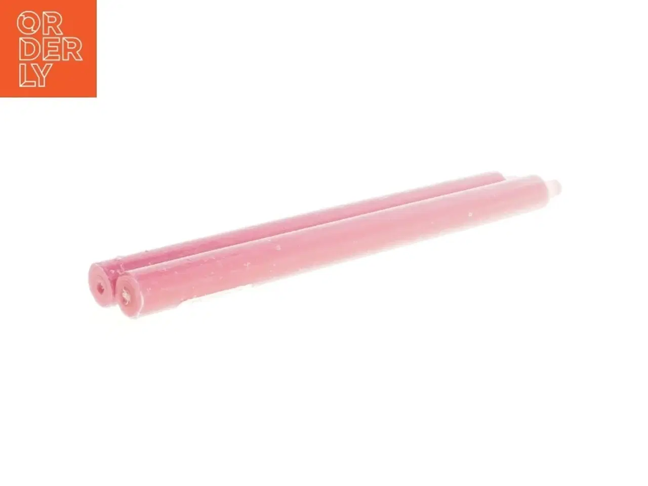 Billede 1 - Lange røde stearinlys (str. 28 cm)