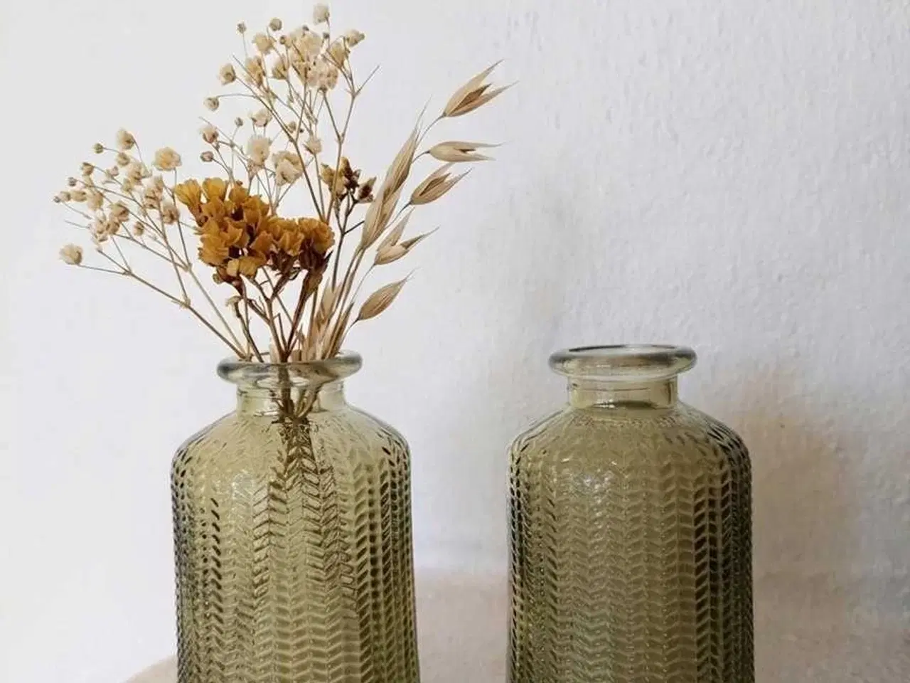 Billede 1 - Sæt med 2 glasvaser