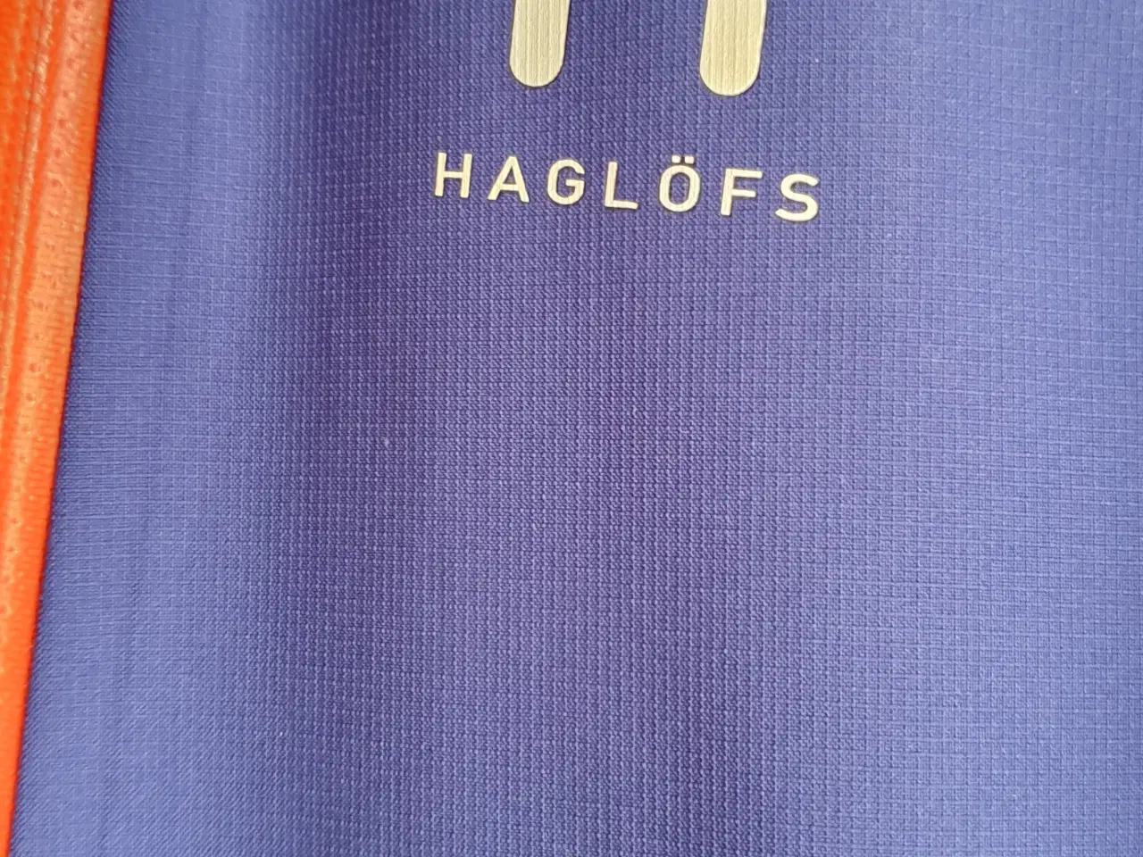 Billede 3 - Flot blå Hagløfs jakke m. lynlåse i kontrastfarve 