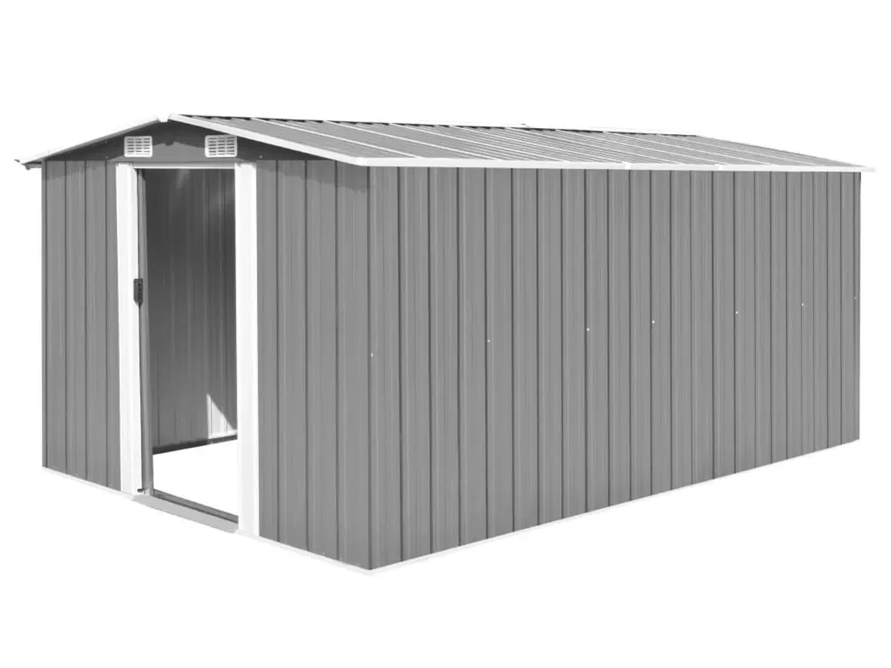 Billede 1 - Haveskur 257x392x181 cm metal grå