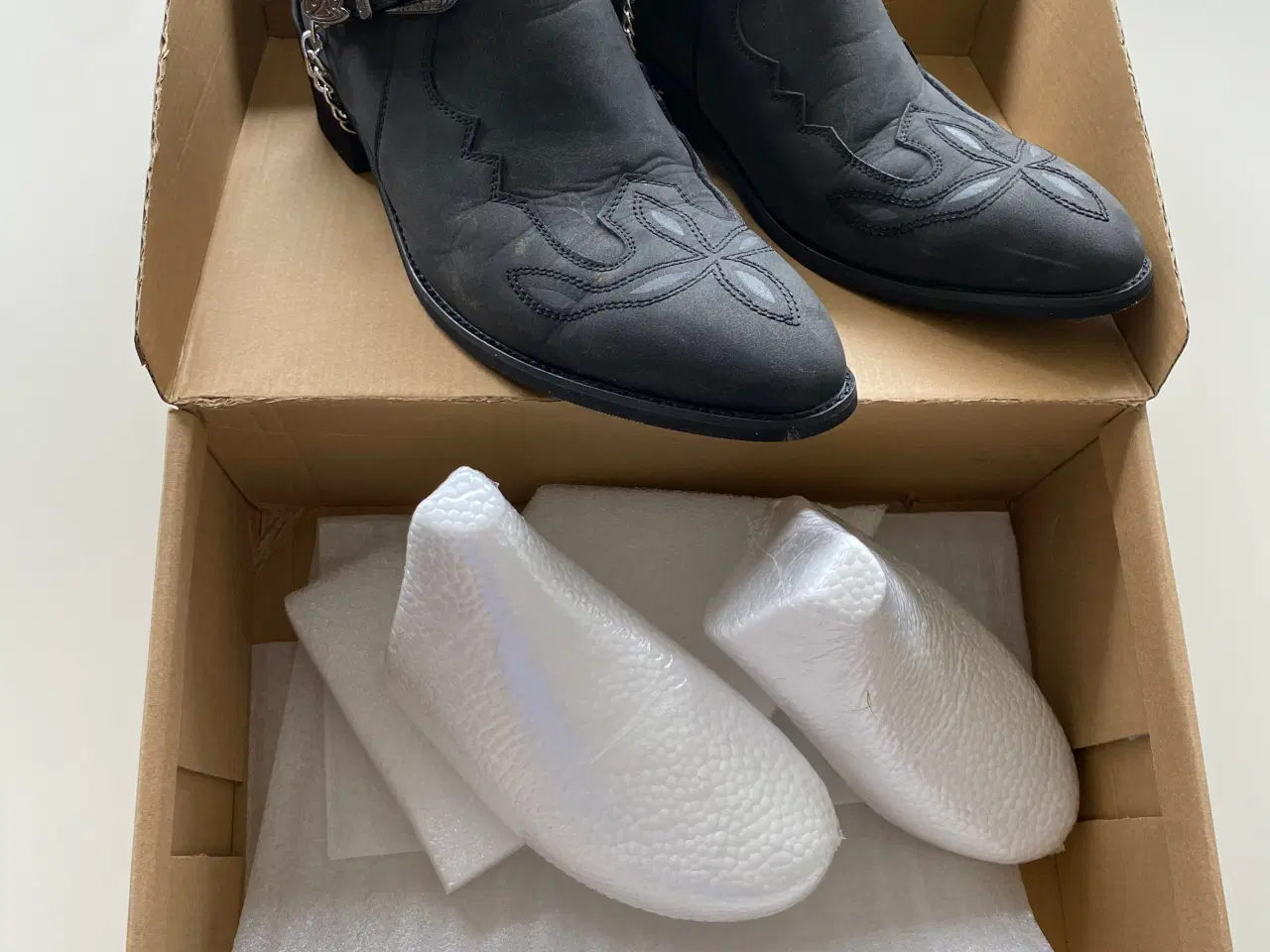 Billede 1 - Kort herre cowboystøvle