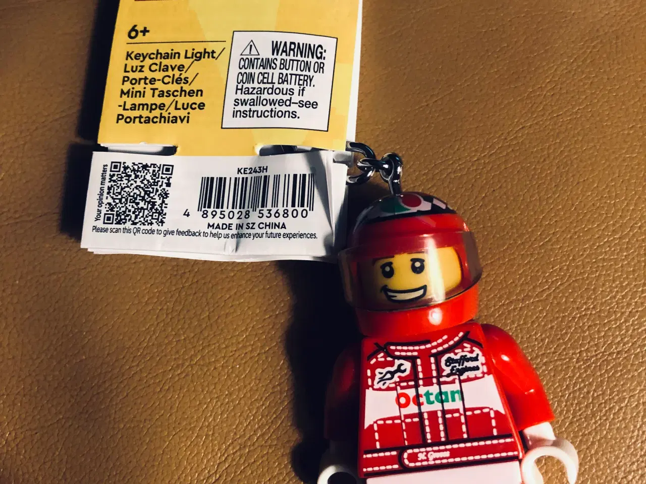 Billede 3 - Lego Nøglering Racekøre Stor figur 