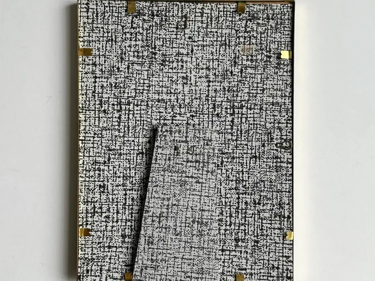 Billede 6 - Gammel ramme, messing m hvid deko, 24 x 18 cm