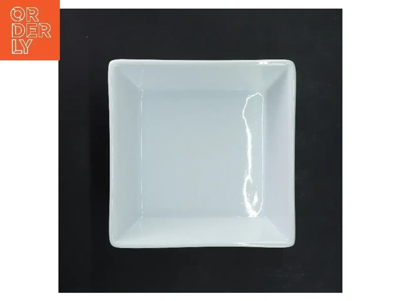 Billede 3 - Hvide porcelænsfade, sæt af 6 fra Aida (str. 15x15 cm)