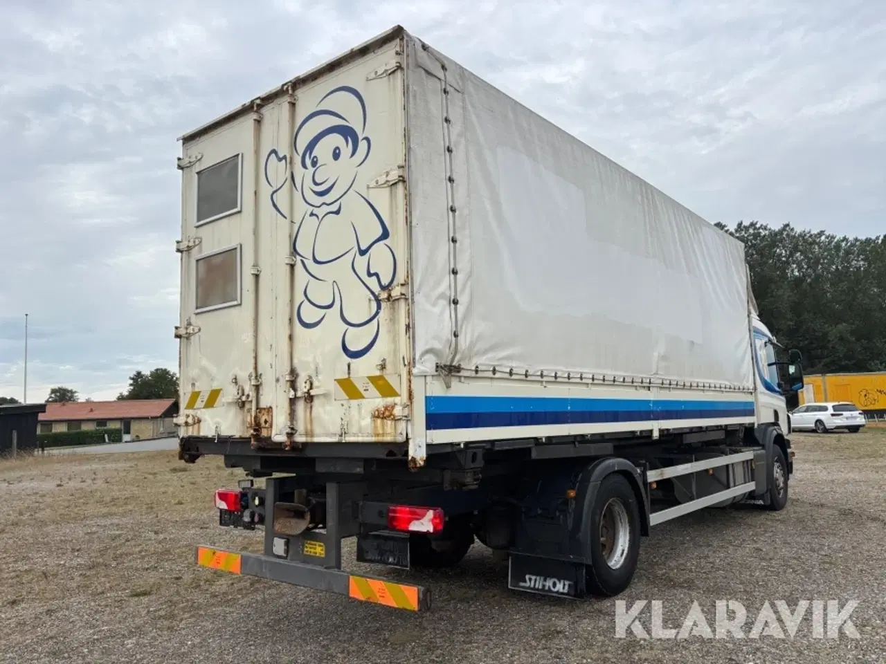 Billede 5 - Lastbil Scania P 320 med veksellad og kasse