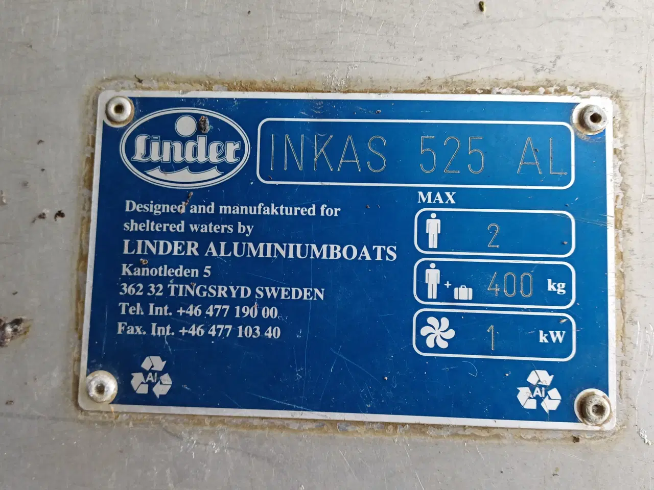 Billede 5 - Linder INKAS 525 aluminiums kano
