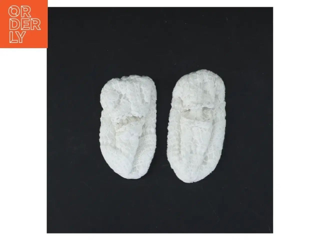 Billede 1 - Strikkede babysko (str. 10 cm)