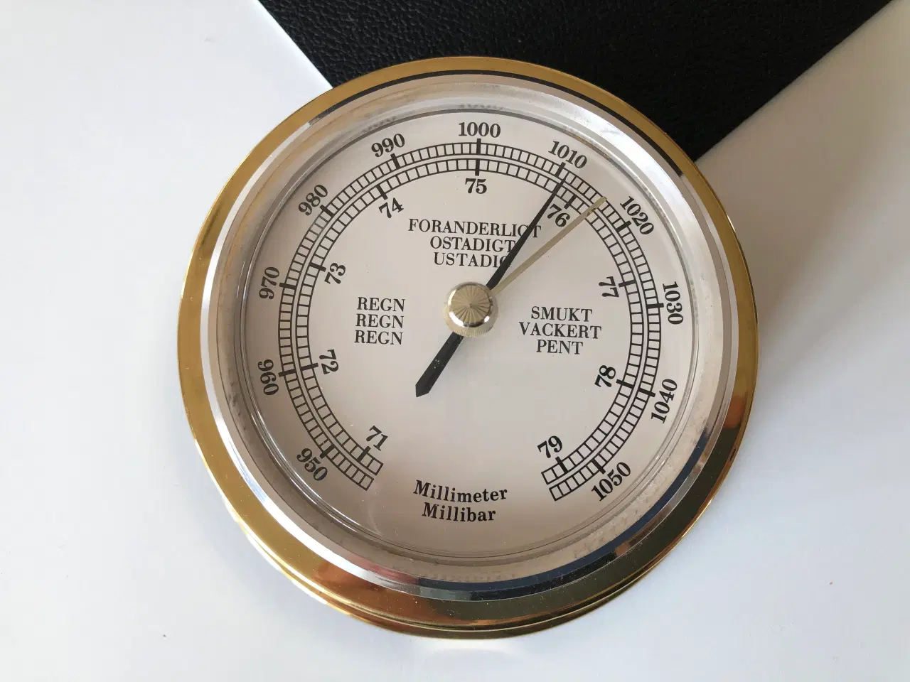 Billede 1 - Messing skibsbarometer