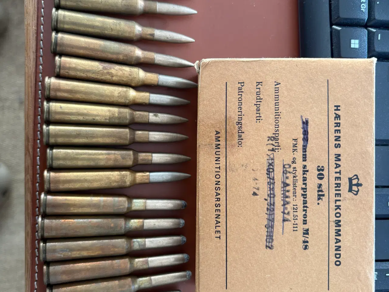 Billede 2 - 6,5x55 ammunition nostalgi 