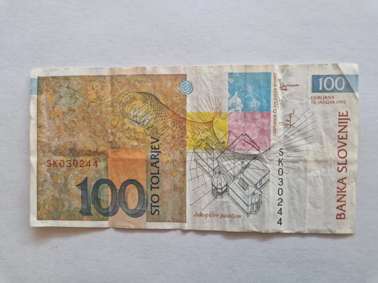 Billede 2 - 100 Tolarjev Slovenia