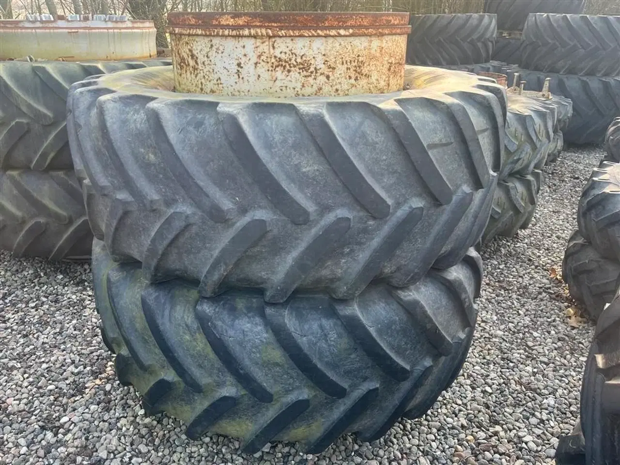 Billede 1 - Michelin 650/65R38 Hvide med ring