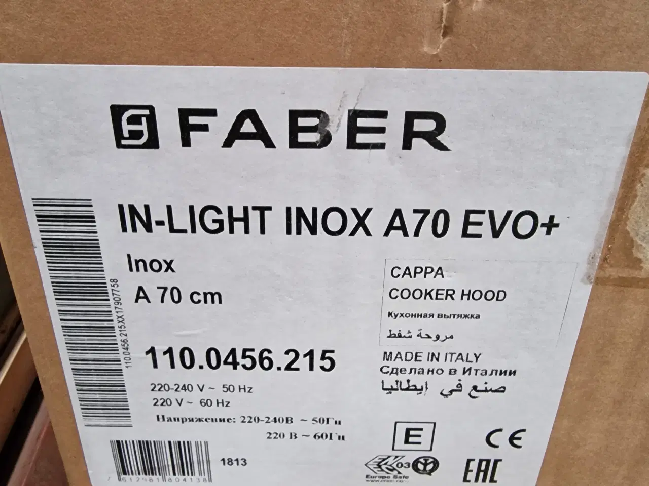 Billede 2 - Faber In-Light Inox A70 EVO+