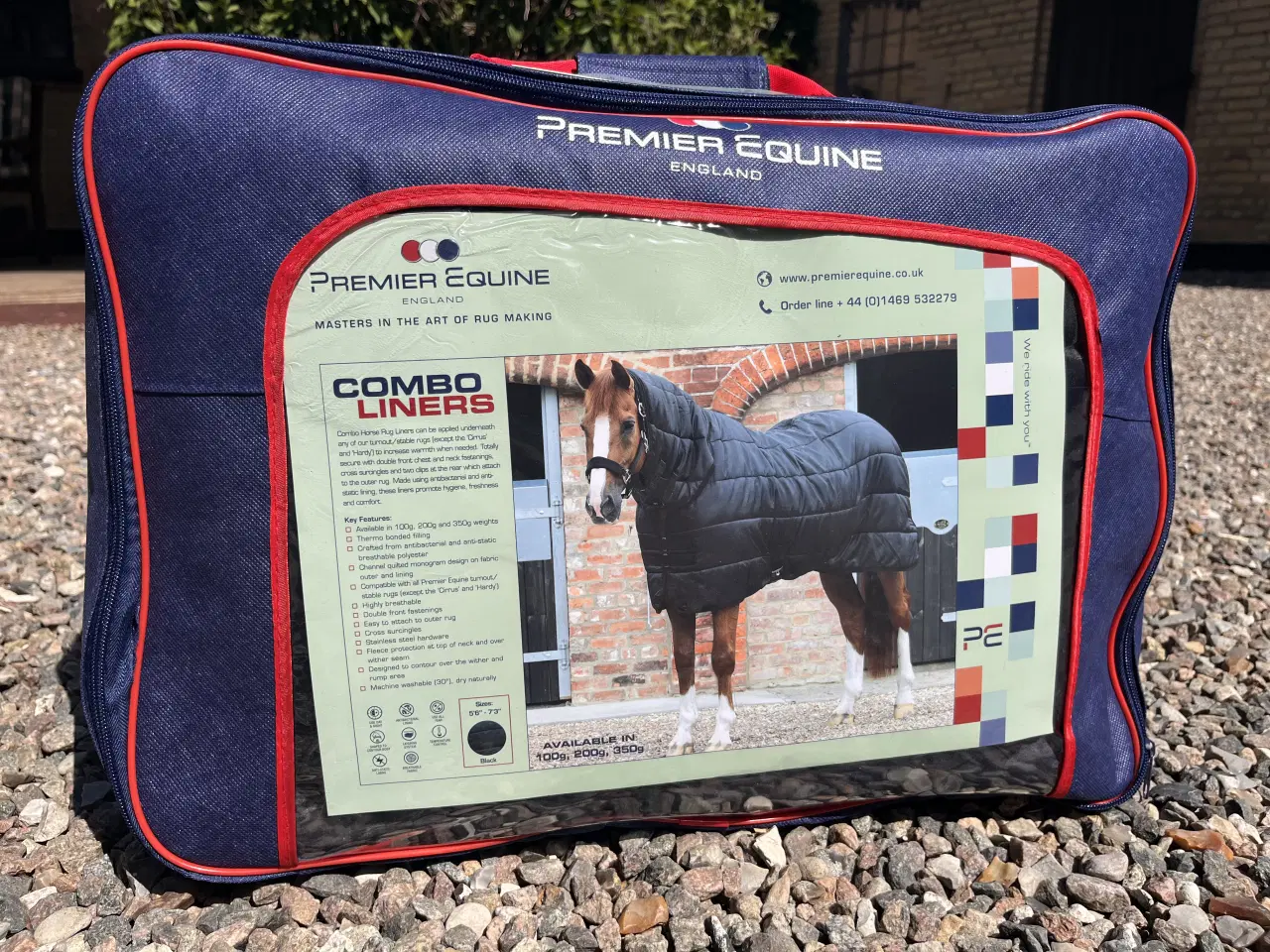 Billede 1 - Premier Equine liner med hals, 145, 100g.- NYT