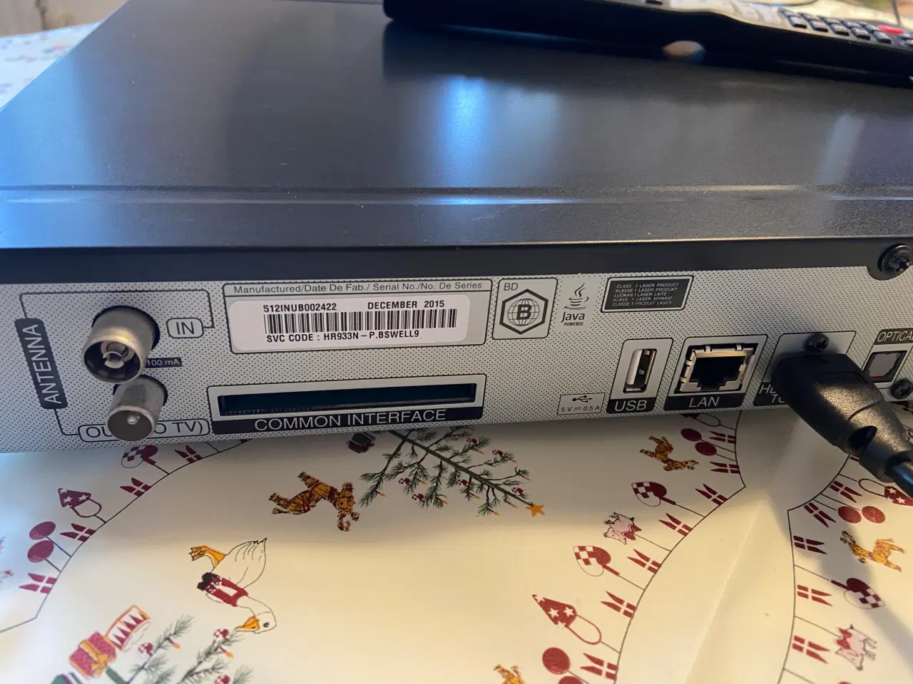 Billede 5 - LG BluRay afspiller og harddisk optager