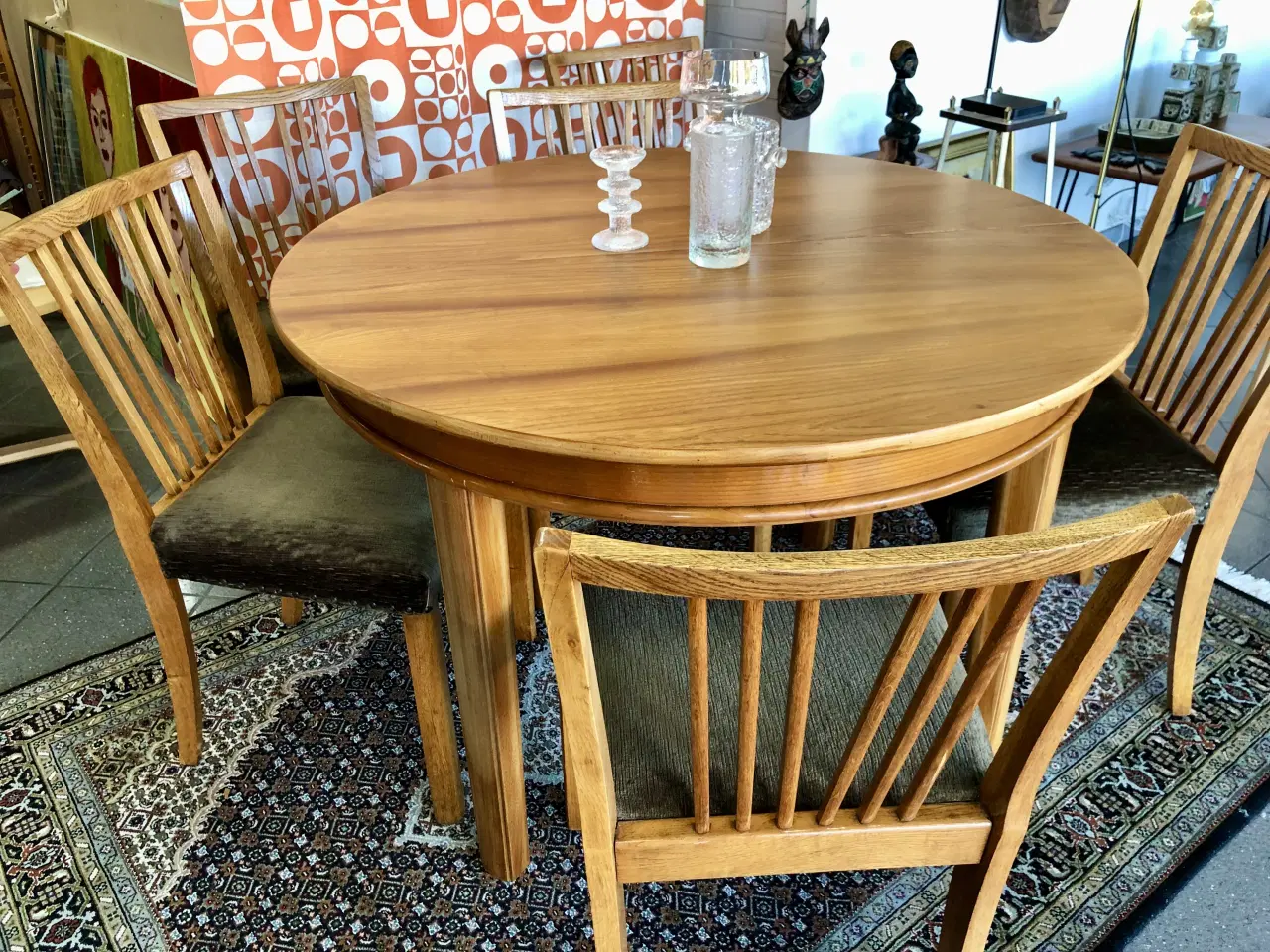 Billede 2 - Spisebordsstole 6 stk. vintage