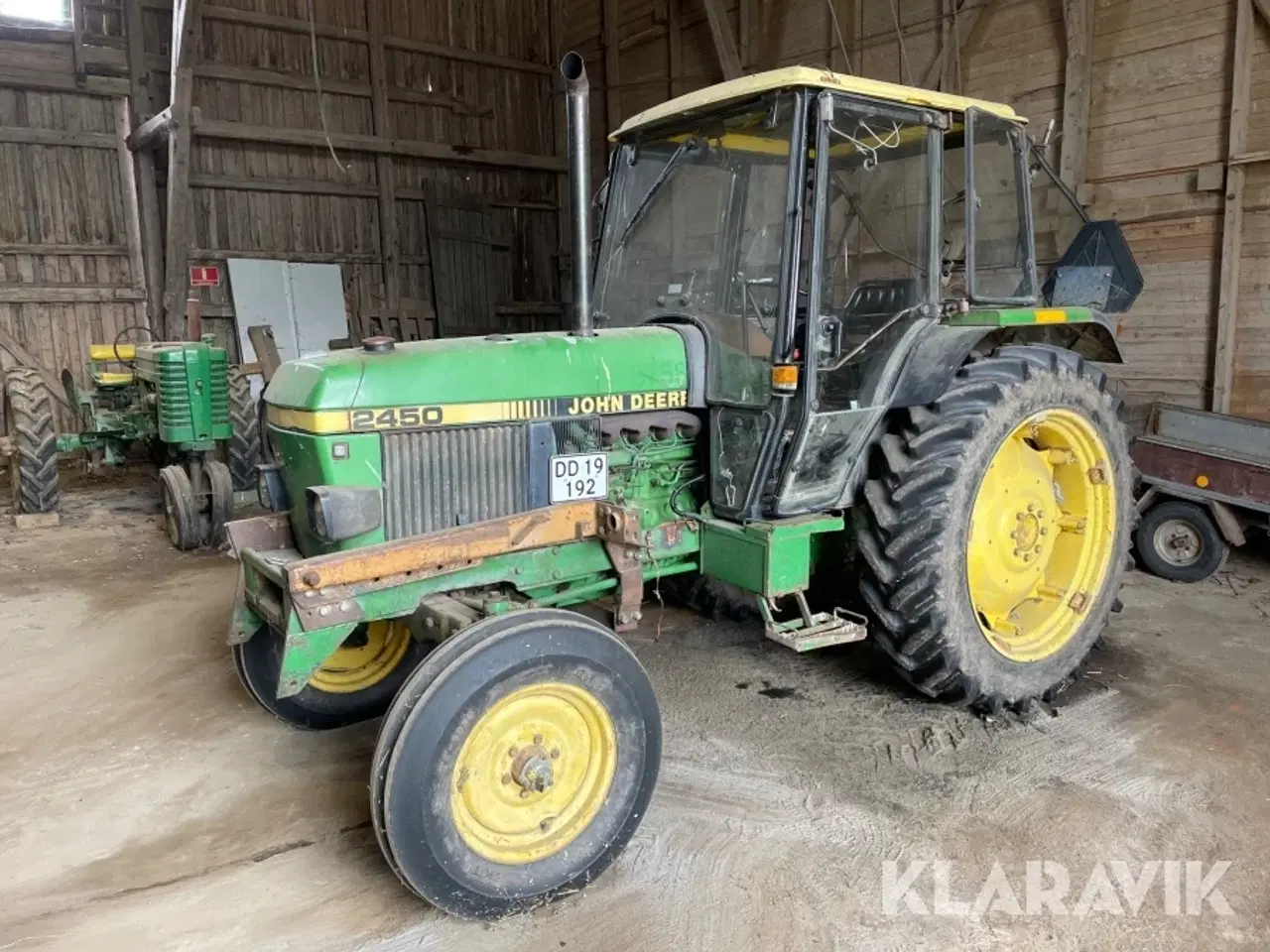 Billede 1 - Traktor JOHN DEERE 2450 med frontlæsser