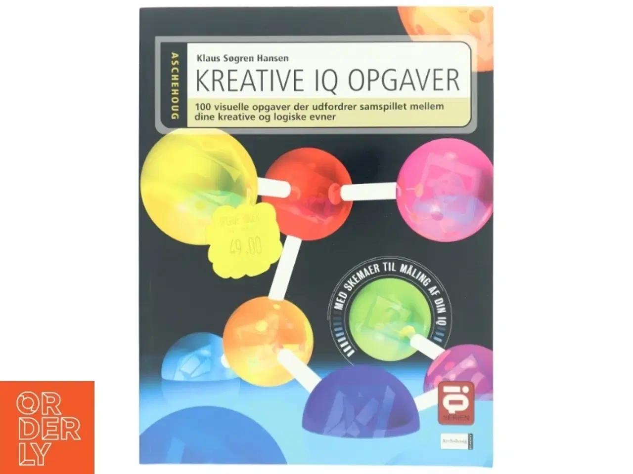 Billede 1 - Kreative IQ opgaver : 100 visuelle opgaver der udfordrer samspillet mellem dine kreative og dine logiske evner af Klaus Søgren Hansen (Bog)