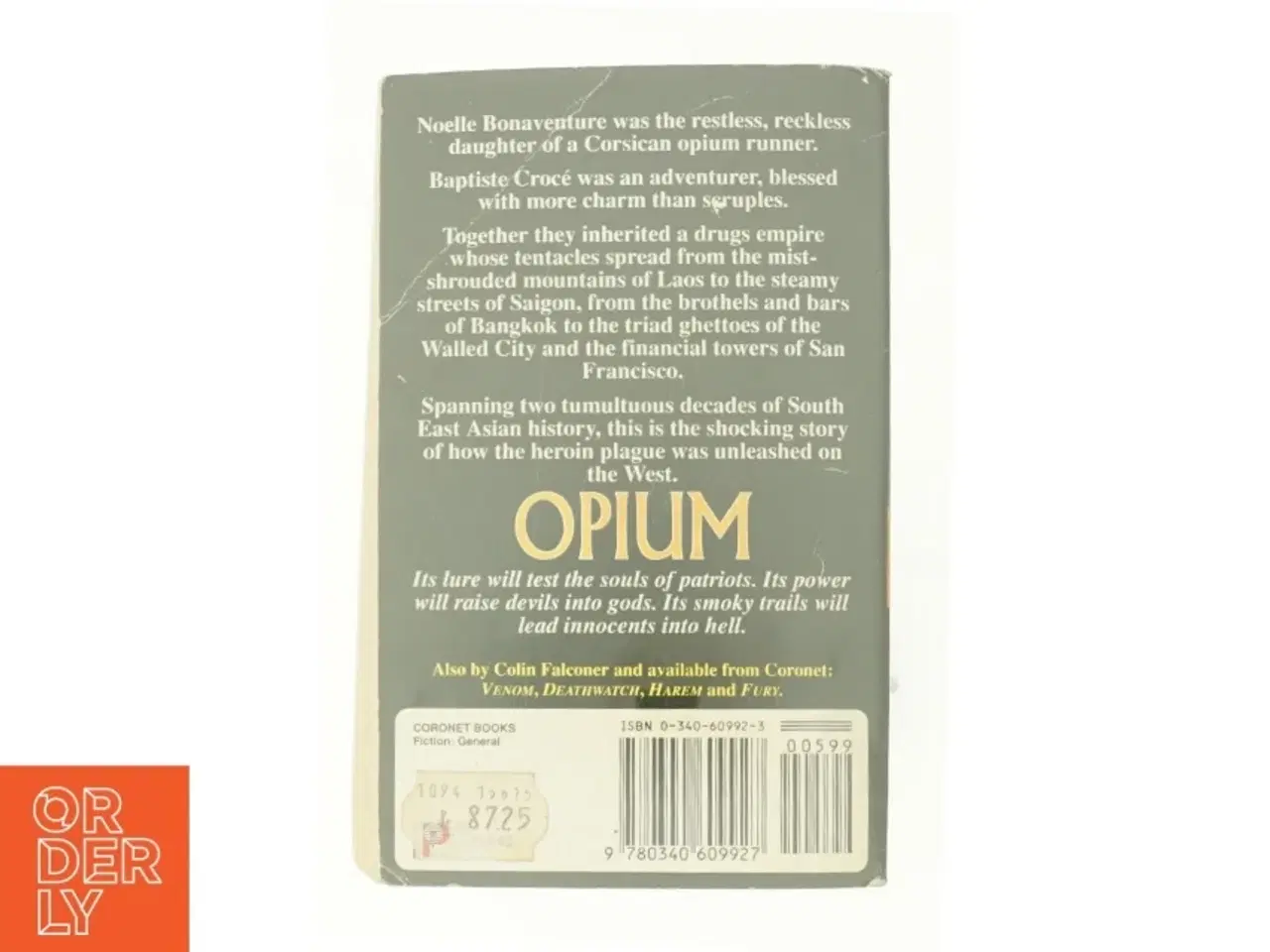 Billede 2 - Opium af Colin Falconer (Bog)