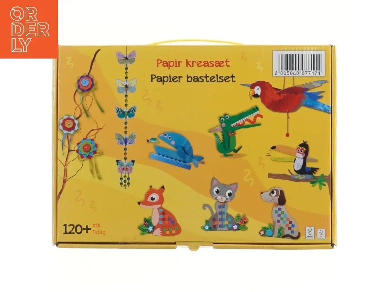 Billede 1 - Papir kreativitetsæt til børn (str. 30x22 cm)