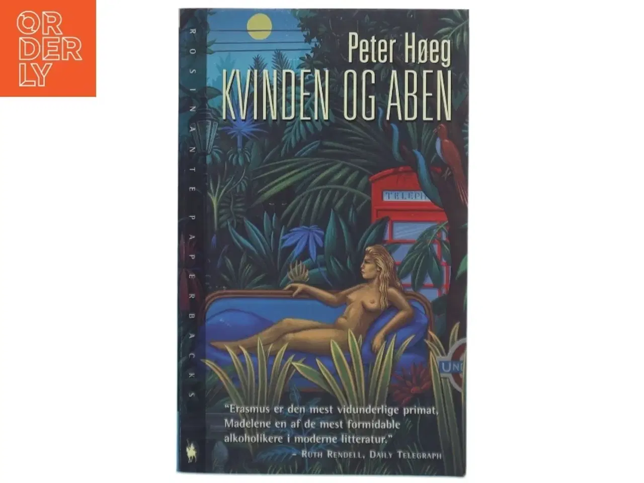 Billede 1 - Kvinden og aben : roman af Peter Høeg (Bog)