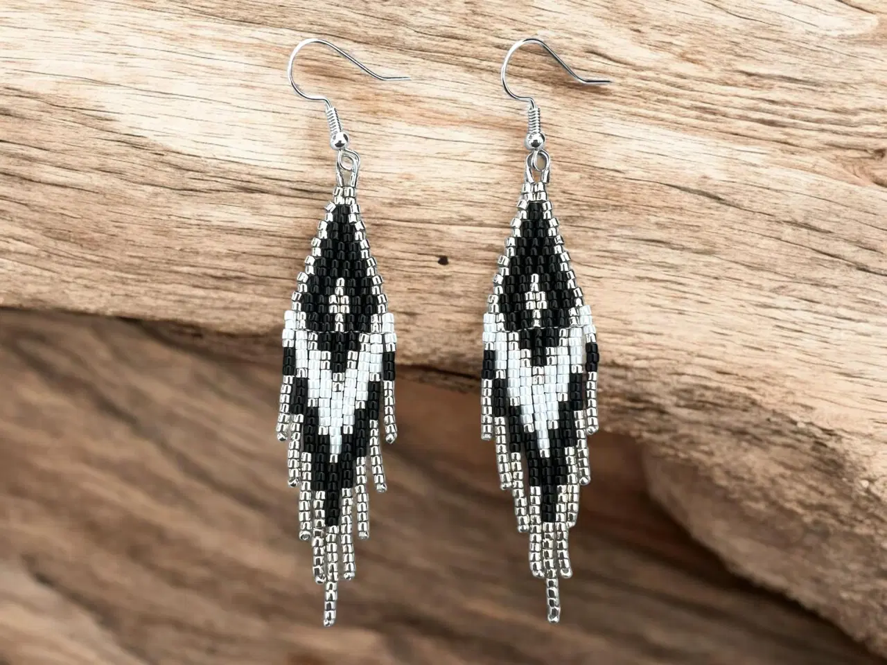 Billede 1 - Grønlandske perle øreringe