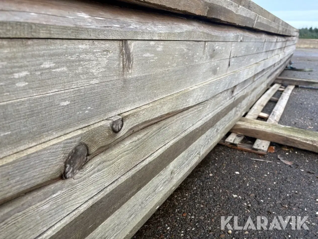 Billede 5 - Træ bjælker 2 paller