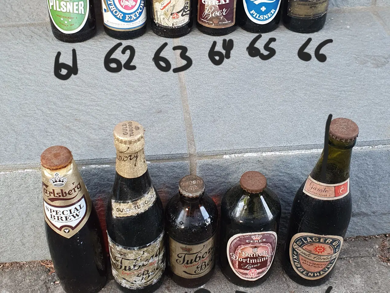 Billede 7 - Vintage, ældre øl flasker og dåser