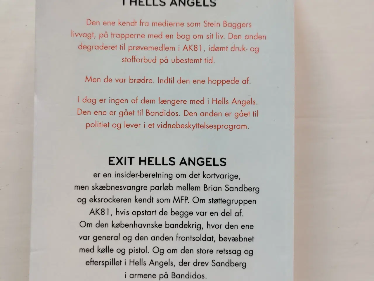 Billede 2 - Exit Hells Angels