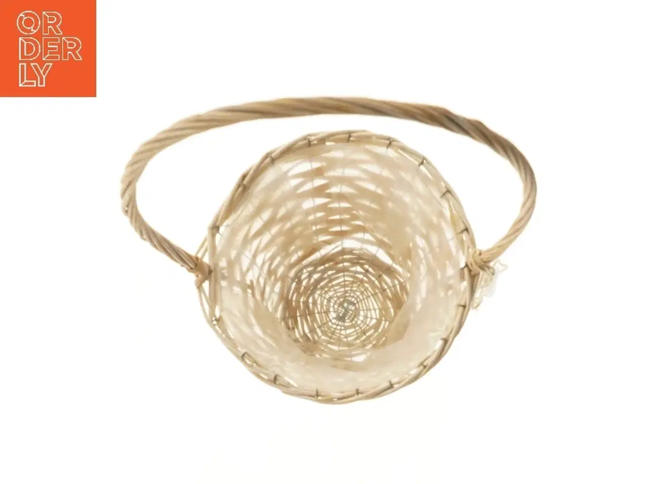 Billede 2 - Flettet kurv med hank (str. 63 cm)