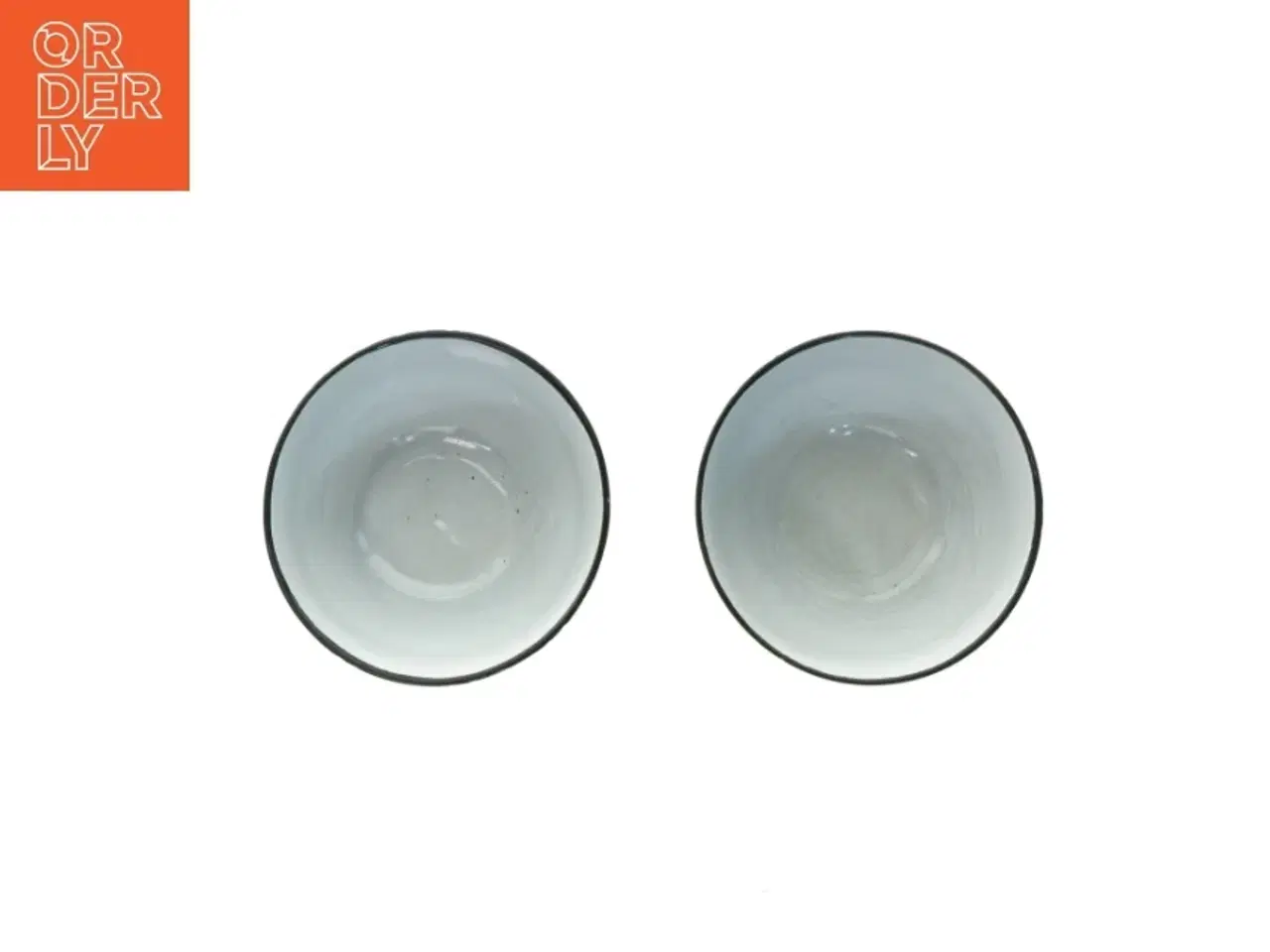 Billede 2 - Sæt af skåle med geometrisk mønster fra Marie Sohl (str. Ø 14 cm)