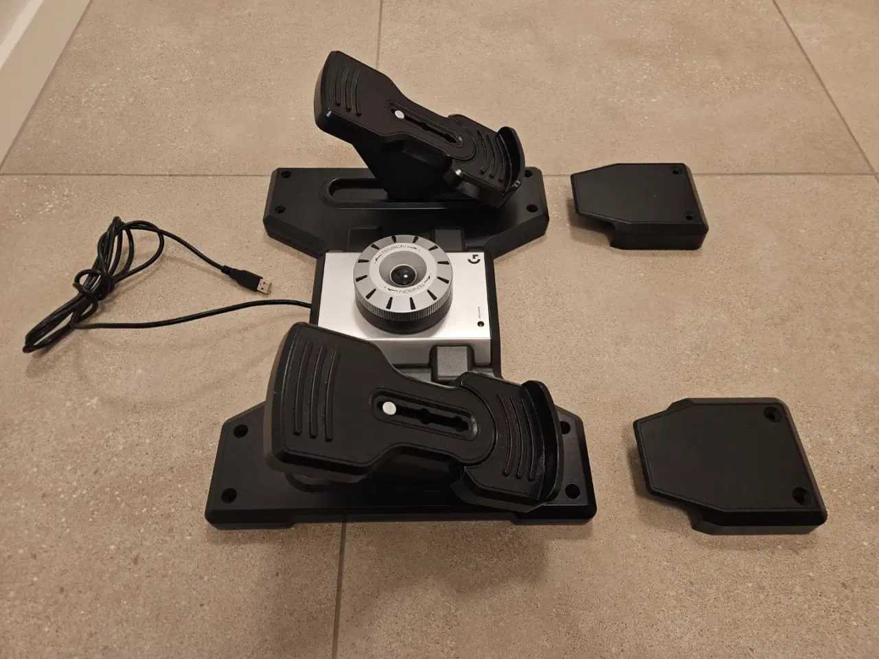 Billede 3 - Logitech G Saitek Pro Flight Rudder Pedals - Pedal