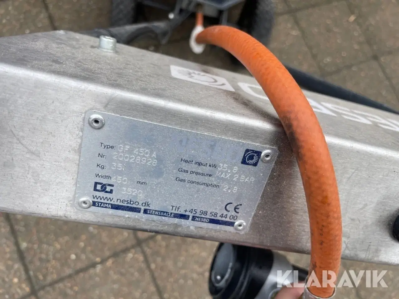 Billede 8 - Ukrudtsbrænder Nesbo GF450A