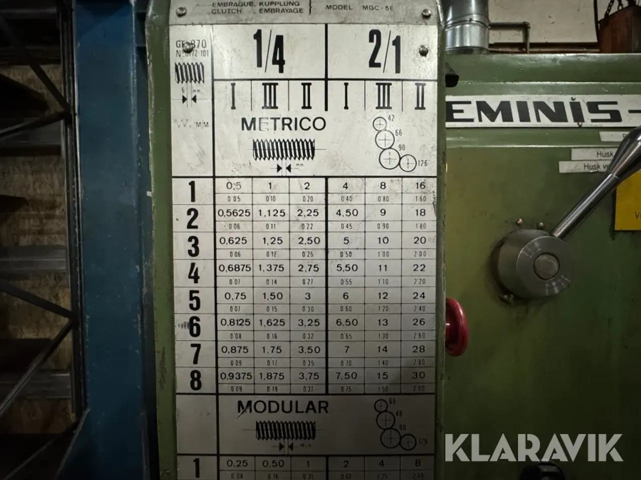 Billede 8 - Drejebænk Geminis GE-870