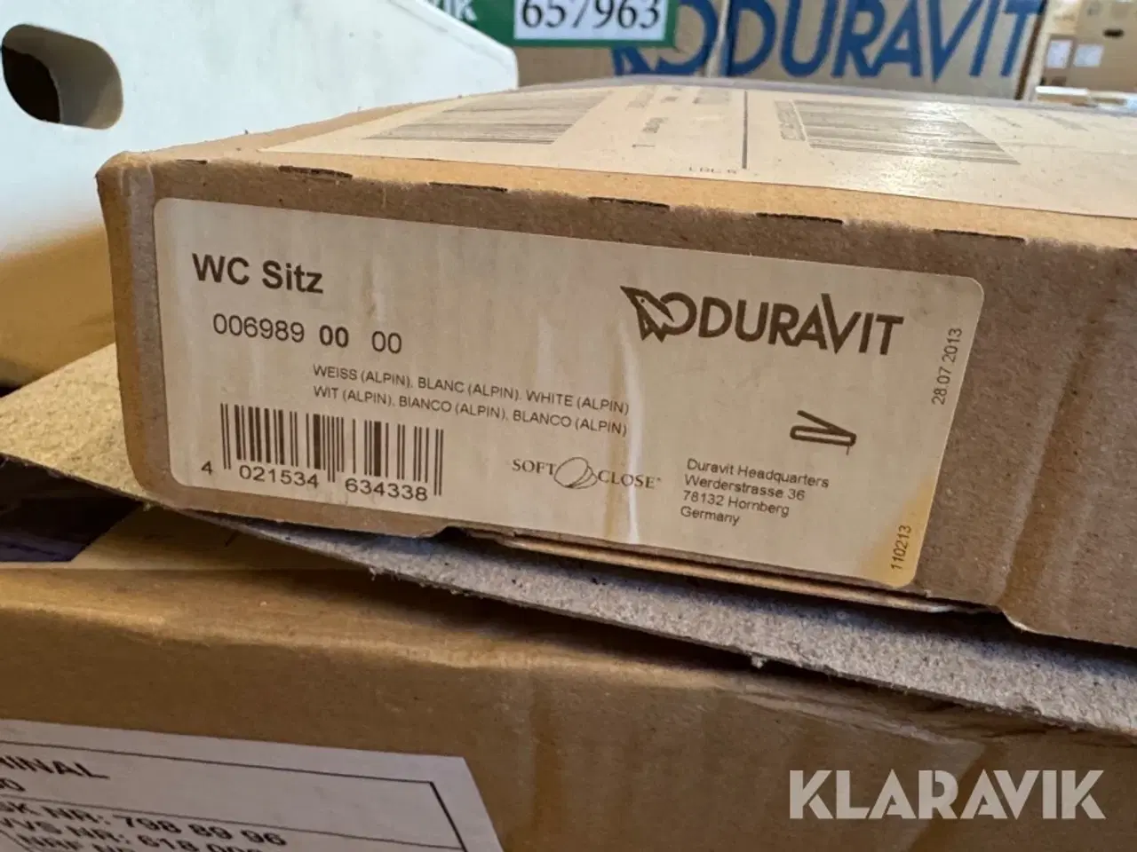 Billede 11 - Inventar til toilet Duravit 5 styks LOT